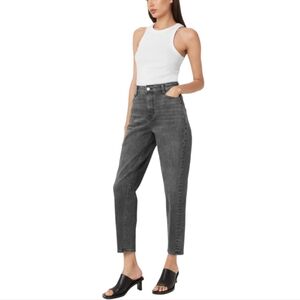 Frank and Oak Linda Balloon Fit Medium Grey Jeans Women's 28